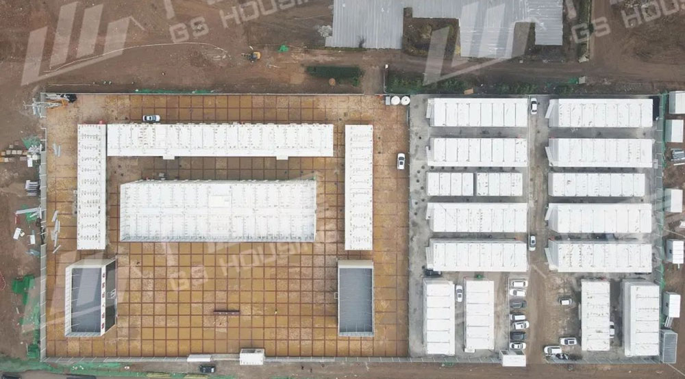 Yataqxana üçün modul düz qablaşdırılmış prefabrik konteyner evi (6)