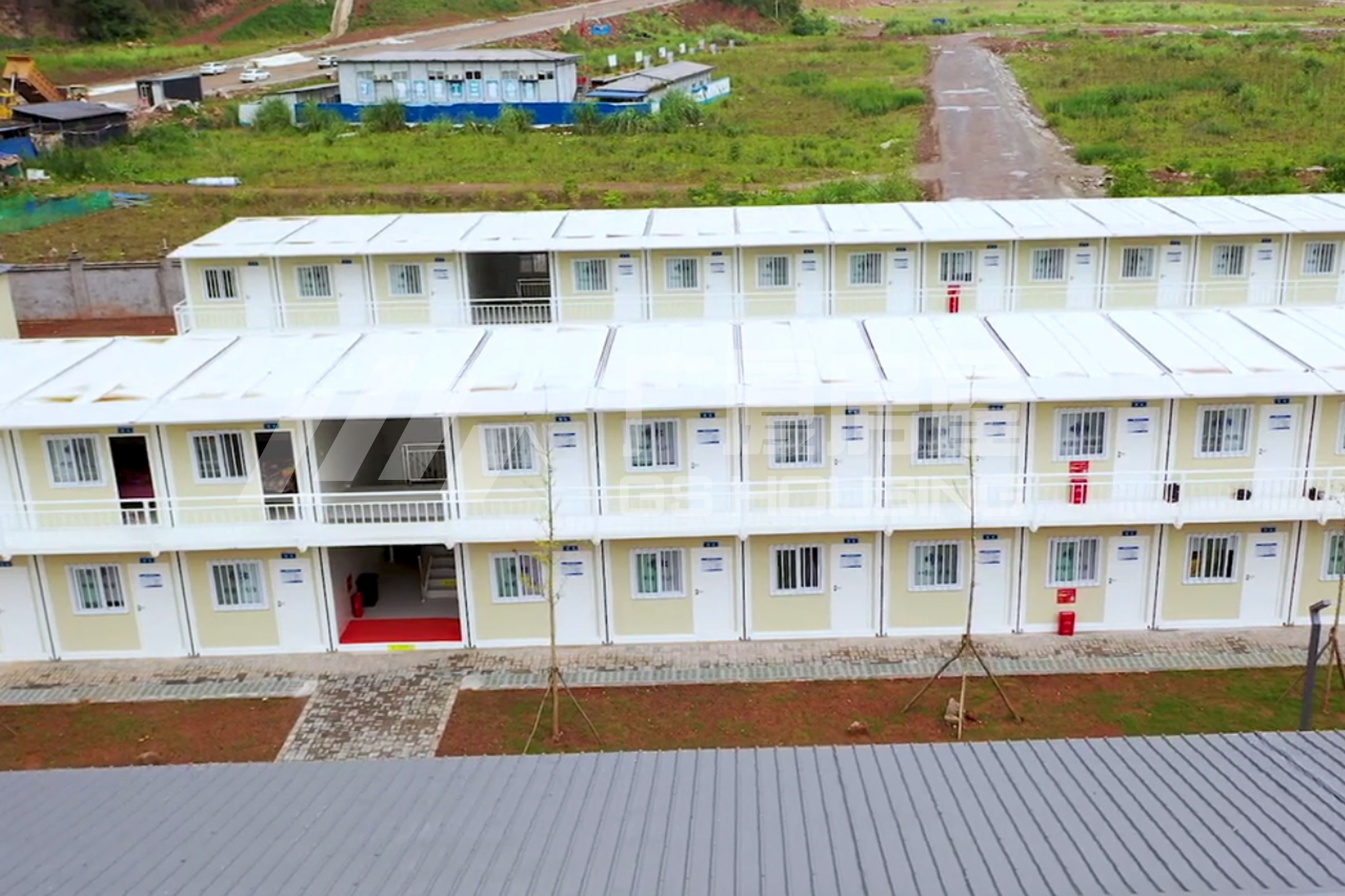 Modular Labor Worker Camp Prefabricated Building with Container House (24)