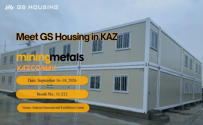 GS Housing at Central Aisa Mining & Mental, Kazcomak 2026 Mine Accommodation Camp Solution