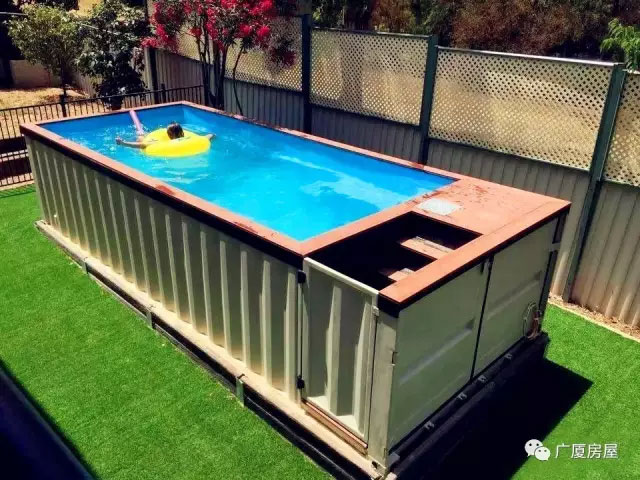 Integrated swimming pool
