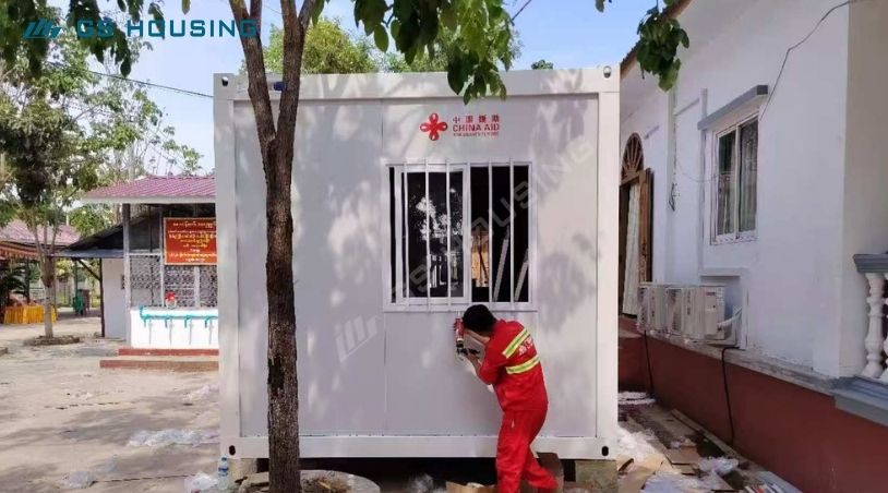 Myanmar temporary accommodation modules
