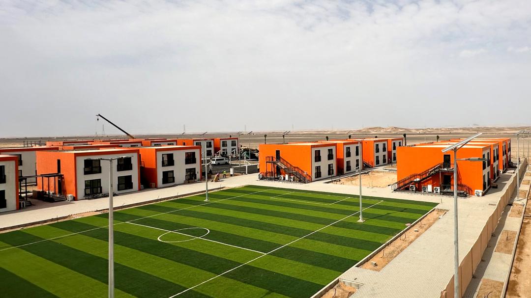 NEOM prefab hotel for workers