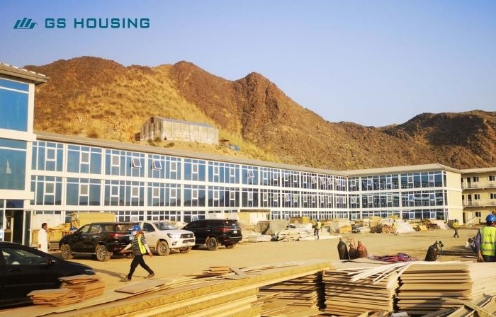 Worker accommodation camp for wind energy projects