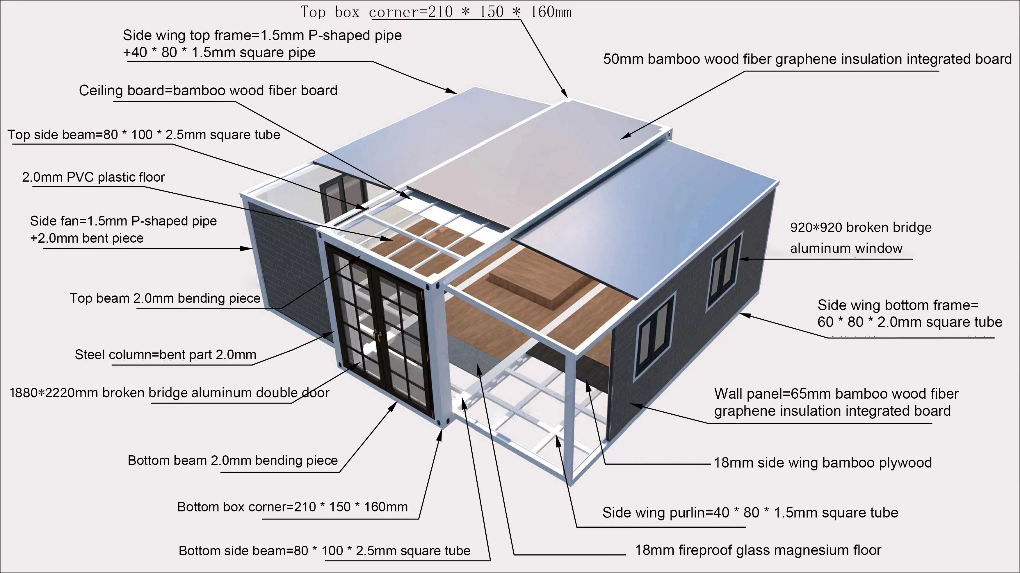 expandable container house