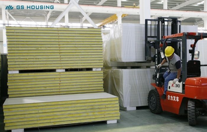 fireproof wall panels of container modules
