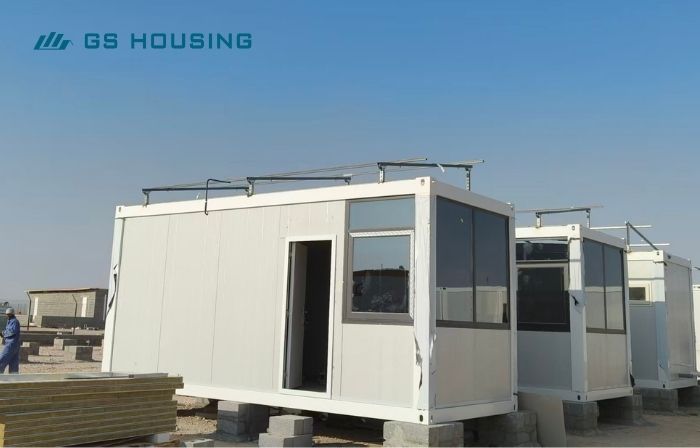 flat-pack container construction