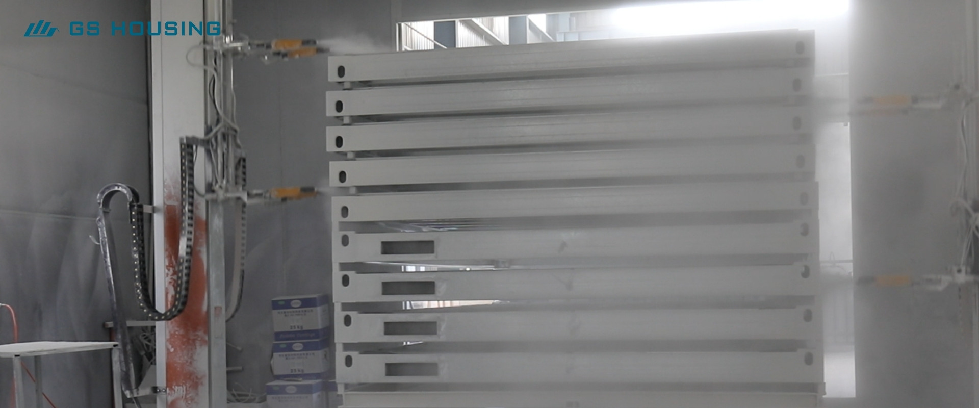 flat pack container house painting