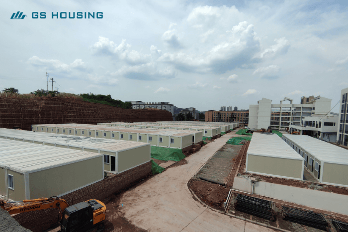 modular house construction camps