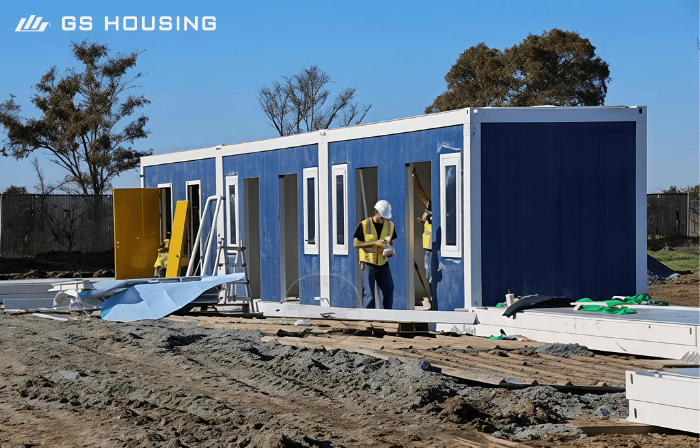 Modulares Wohnbauprojekt