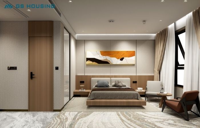 Casa modular de un dormitorio con baño
